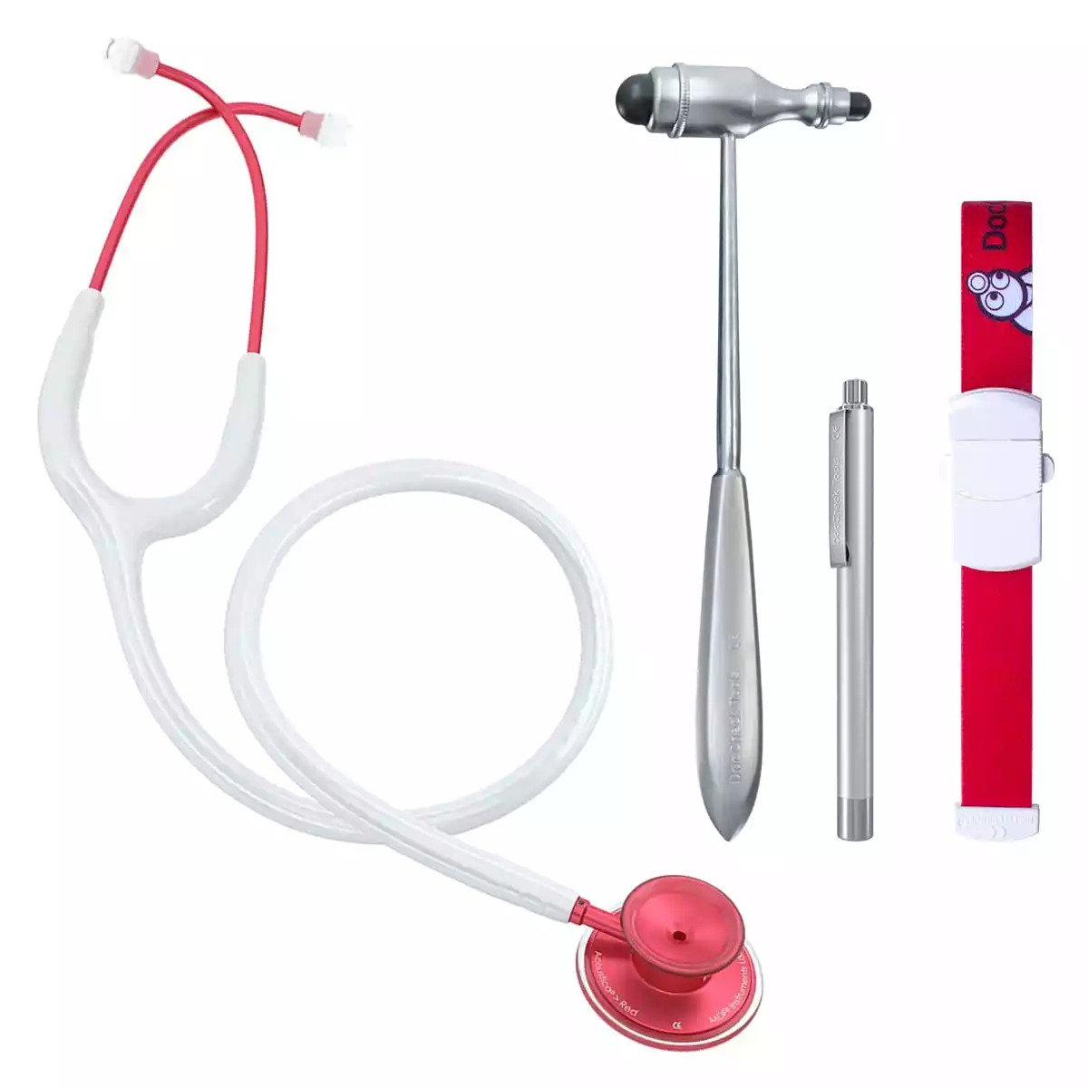Medical student kit with Acoustica Red stethoscope Medical student kit with Acoustica Red stethoscope