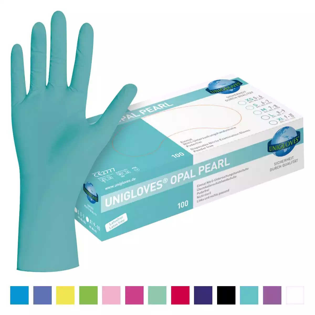  Pearl powder-free nitrile gloves