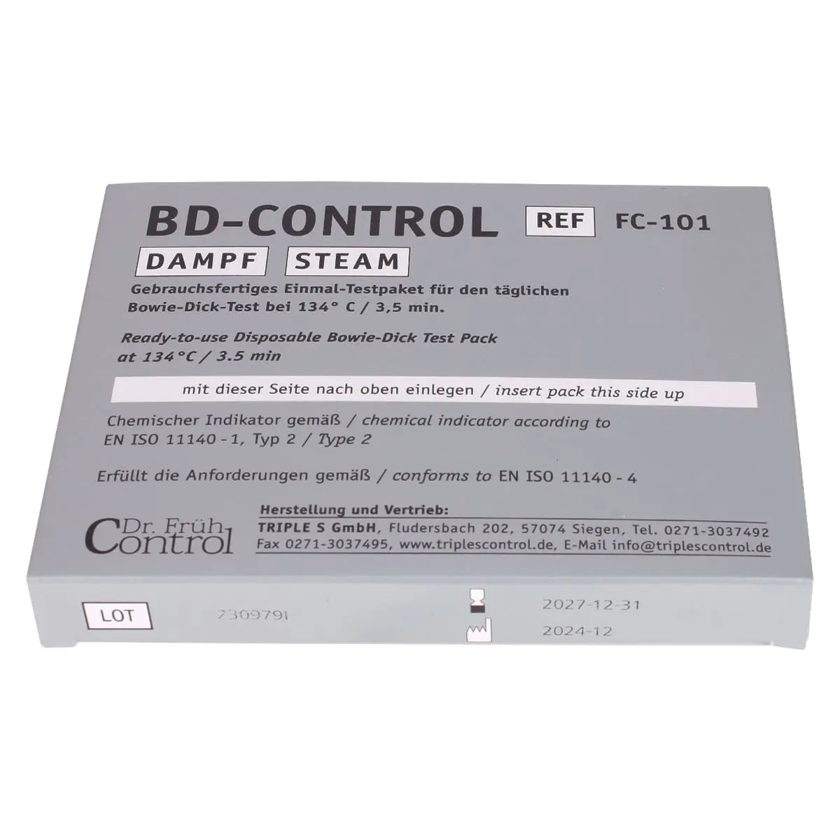  BD-Control Disposable Test Packs
