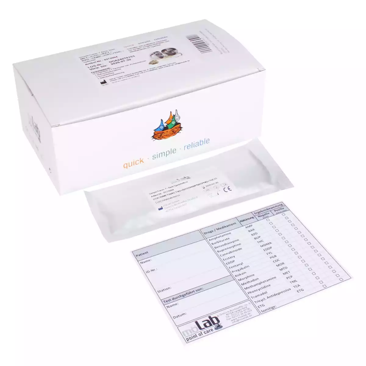  SimpleTracer saliva drug test