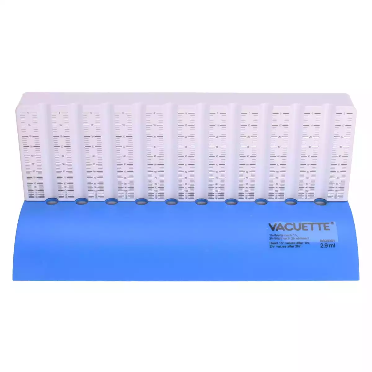  ESR tube rack with graduation