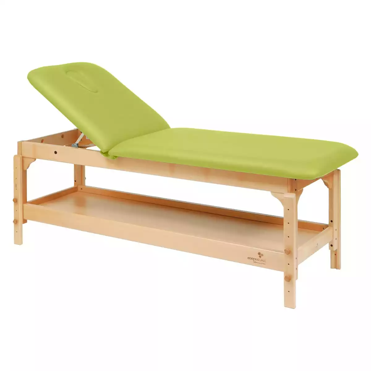  Two-piece treatment table with shelf
