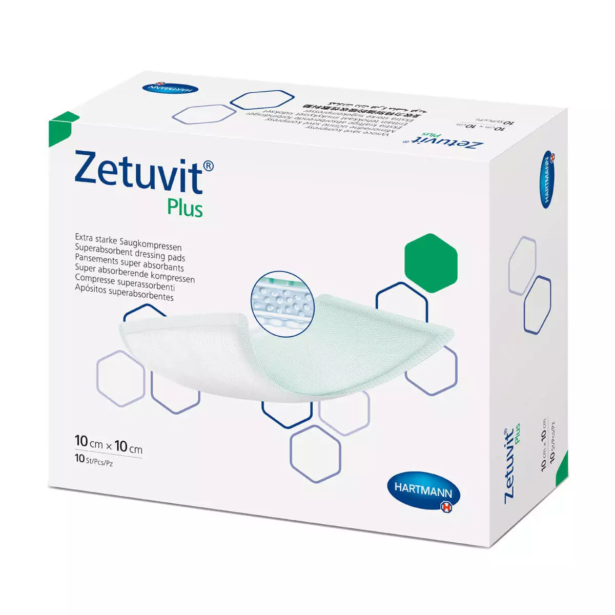  Zetuvit Plus absorbent dressings