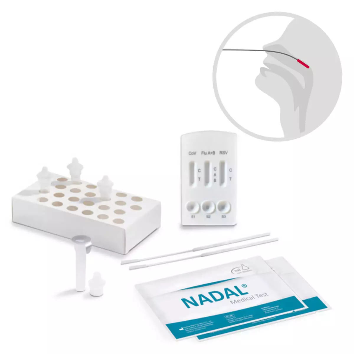  SARS-CoV-2/Influenza A+B/RSV 4-in-1 antigen rapid test